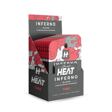 STRAIGHT HEAT INFERNO BLEND 7 HYDROXY + PSEUDO KRATOM TABLETS 25MG/3CT/10PK